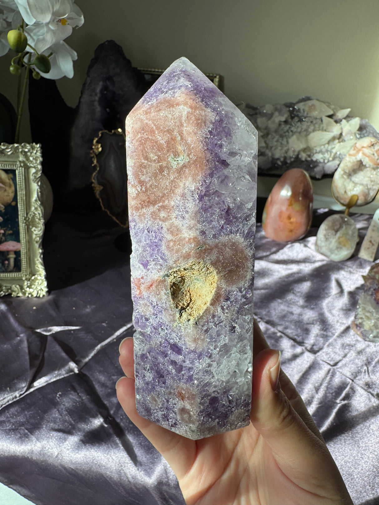 HQ Pink Amethyst Tower