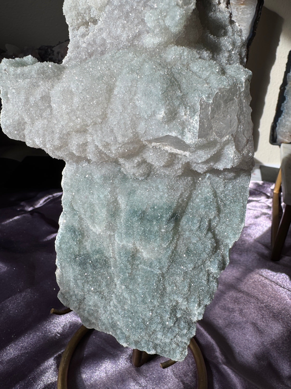 Druzy Rainbow Amethyst Slab