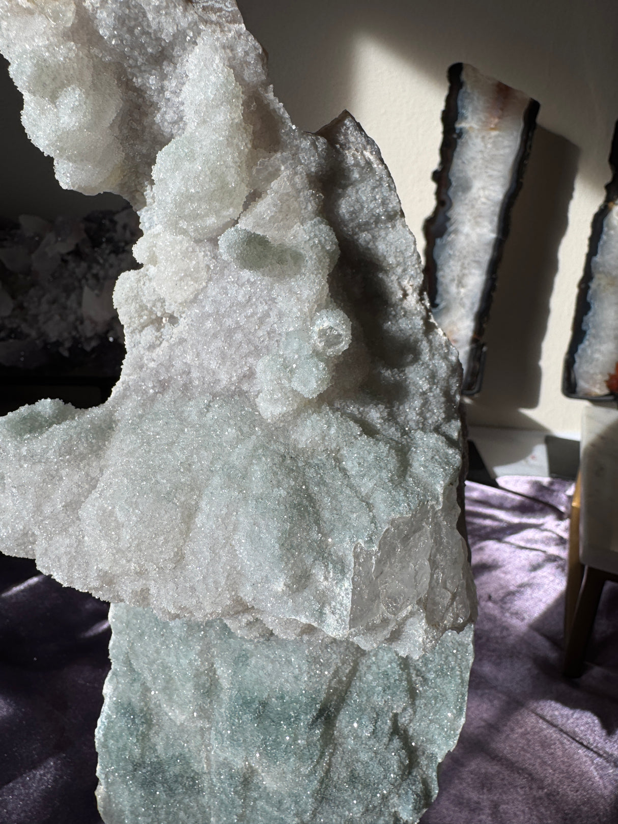 Druzy Rainbow Amethyst Slab