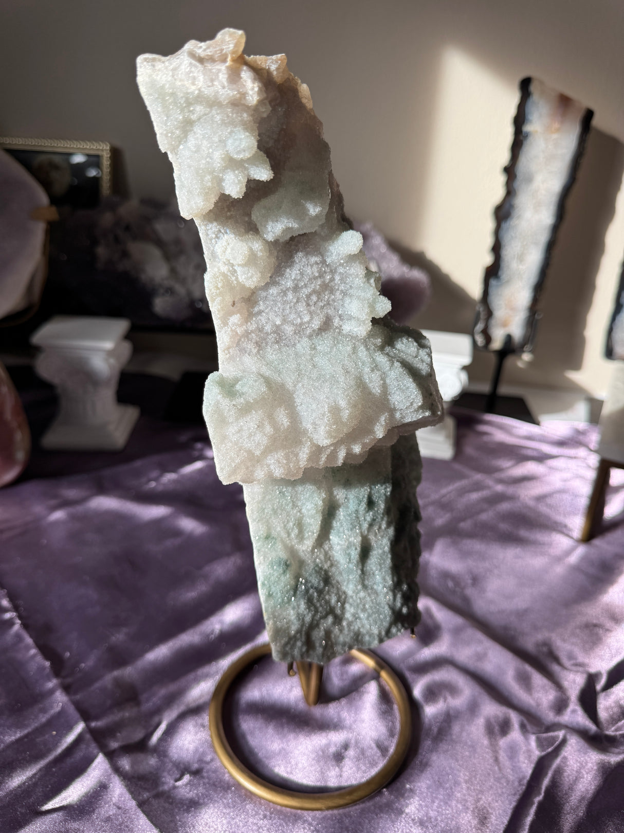 Druzy Rainbow Amethyst Slab