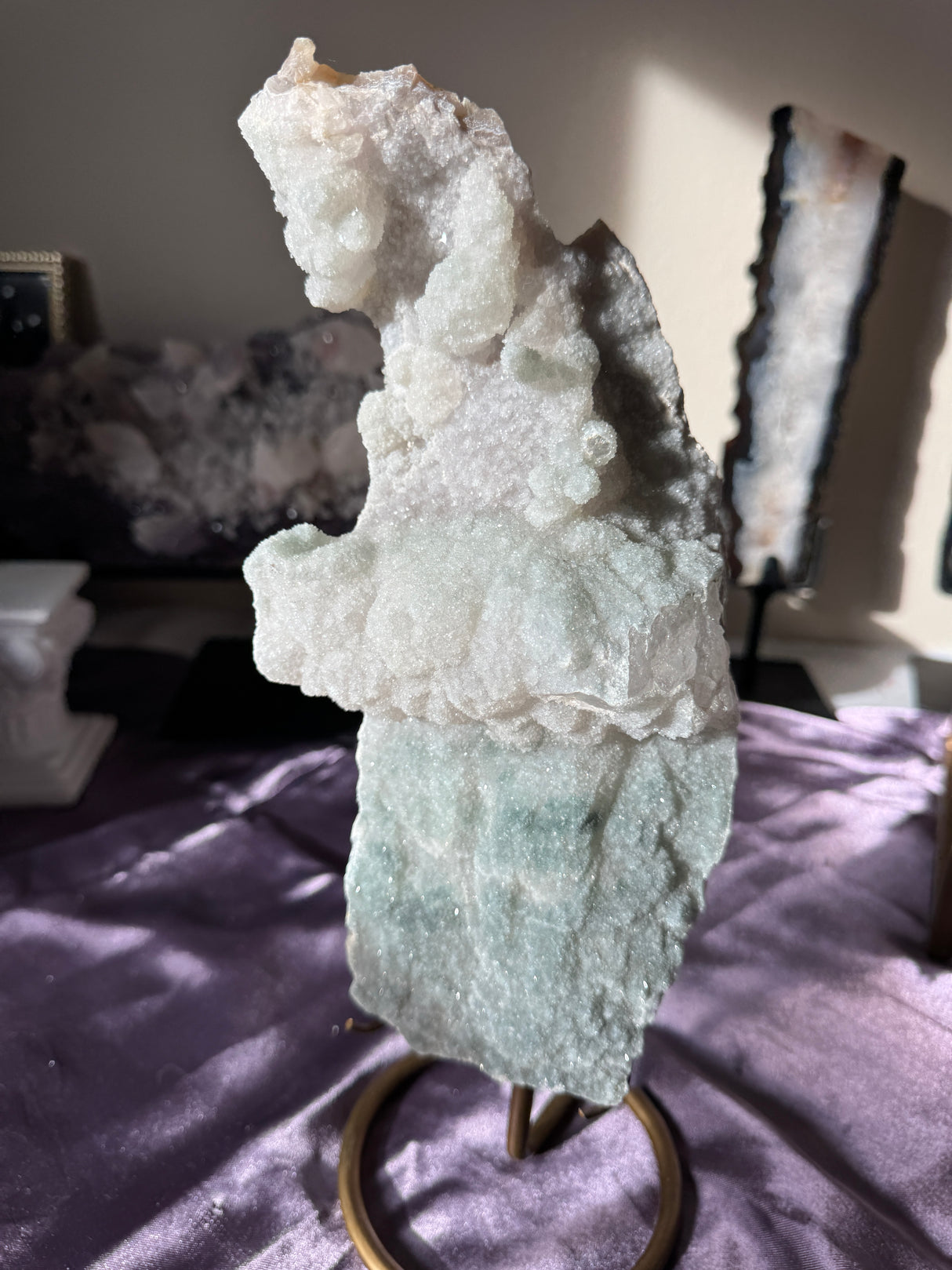 Druzy Rainbow Amethyst Slab