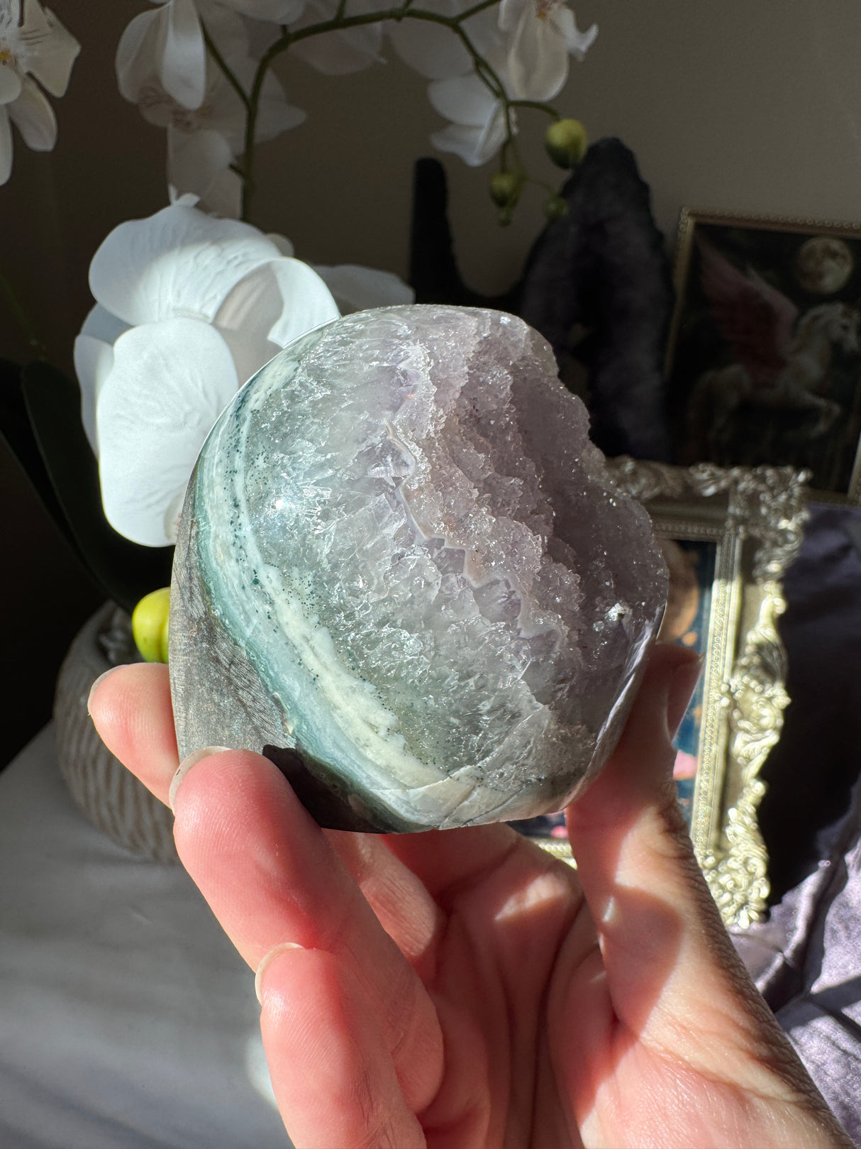 Sugar Lavender Rainbow Amethyst