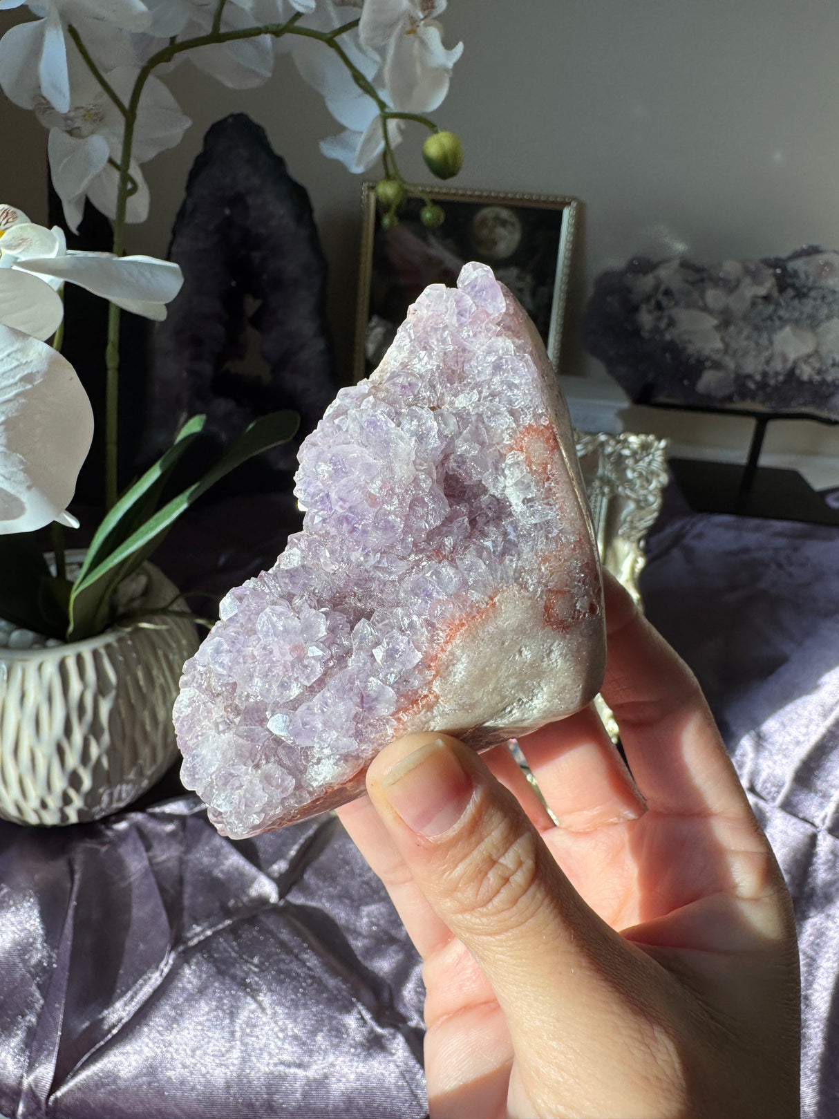 Lavender Pink Amethyst Free Form