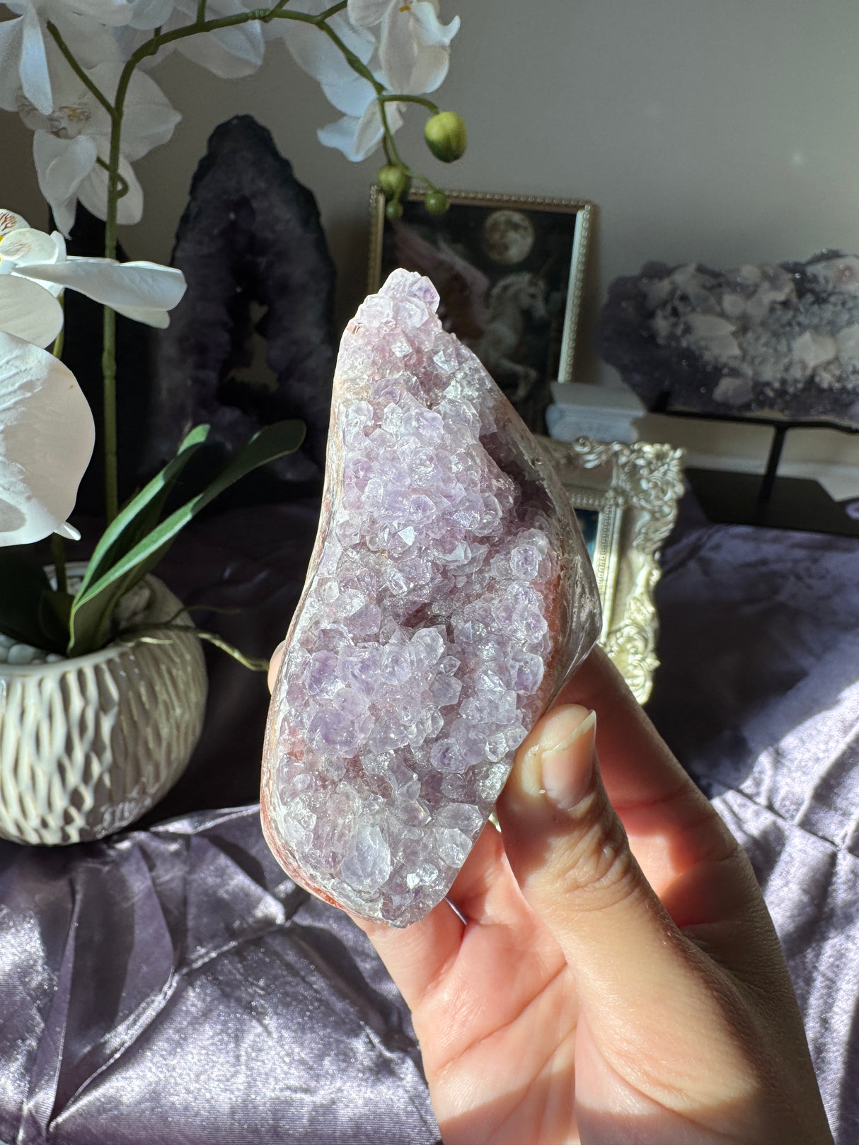 Lavender Pink Amethyst Free Form