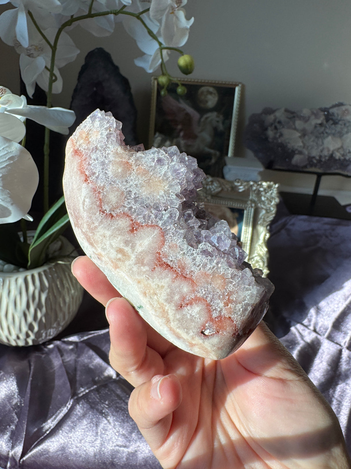 Lavender Pink Amethyst Free Form