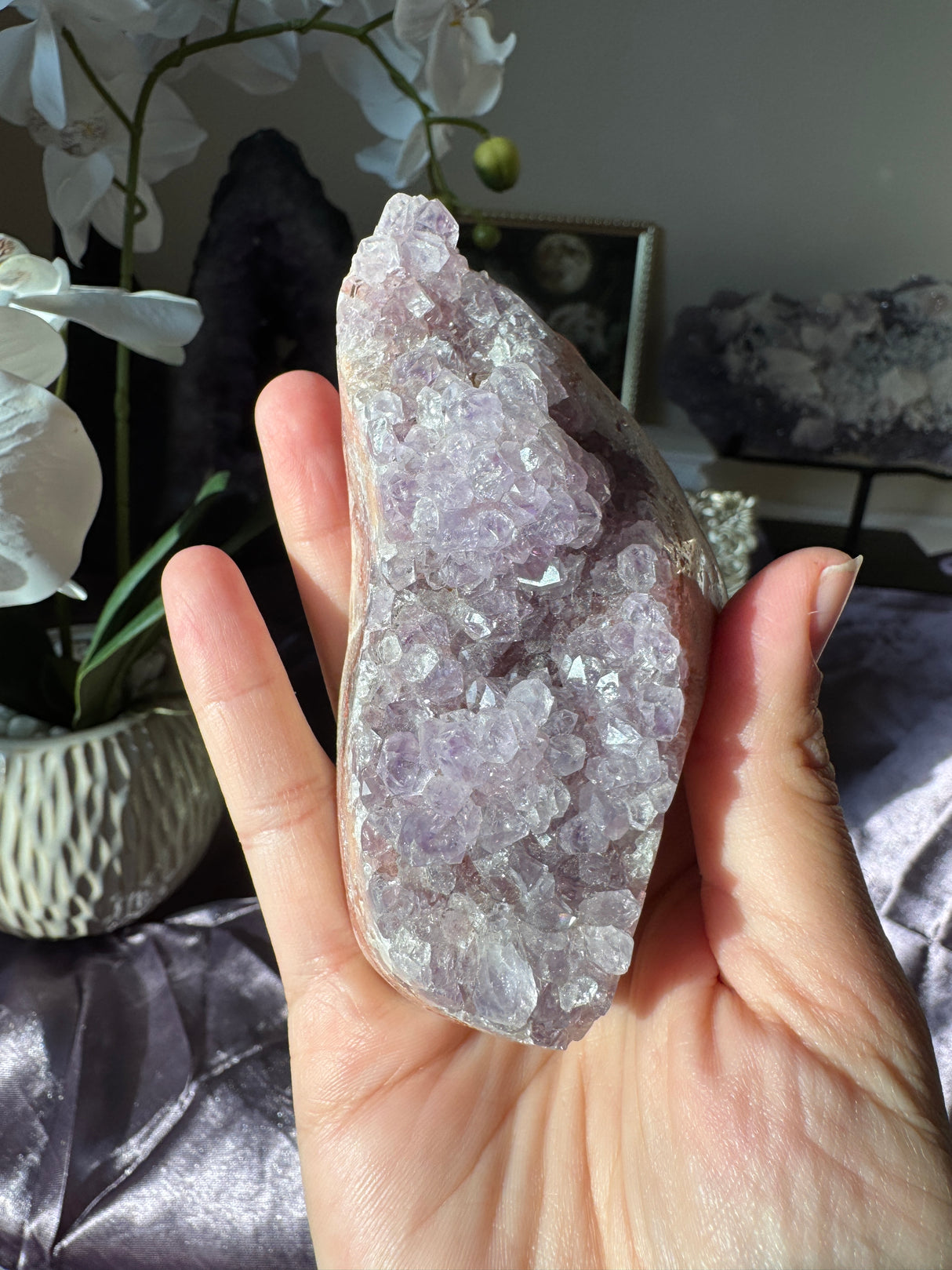 Lavender Pink Amethyst Free Form