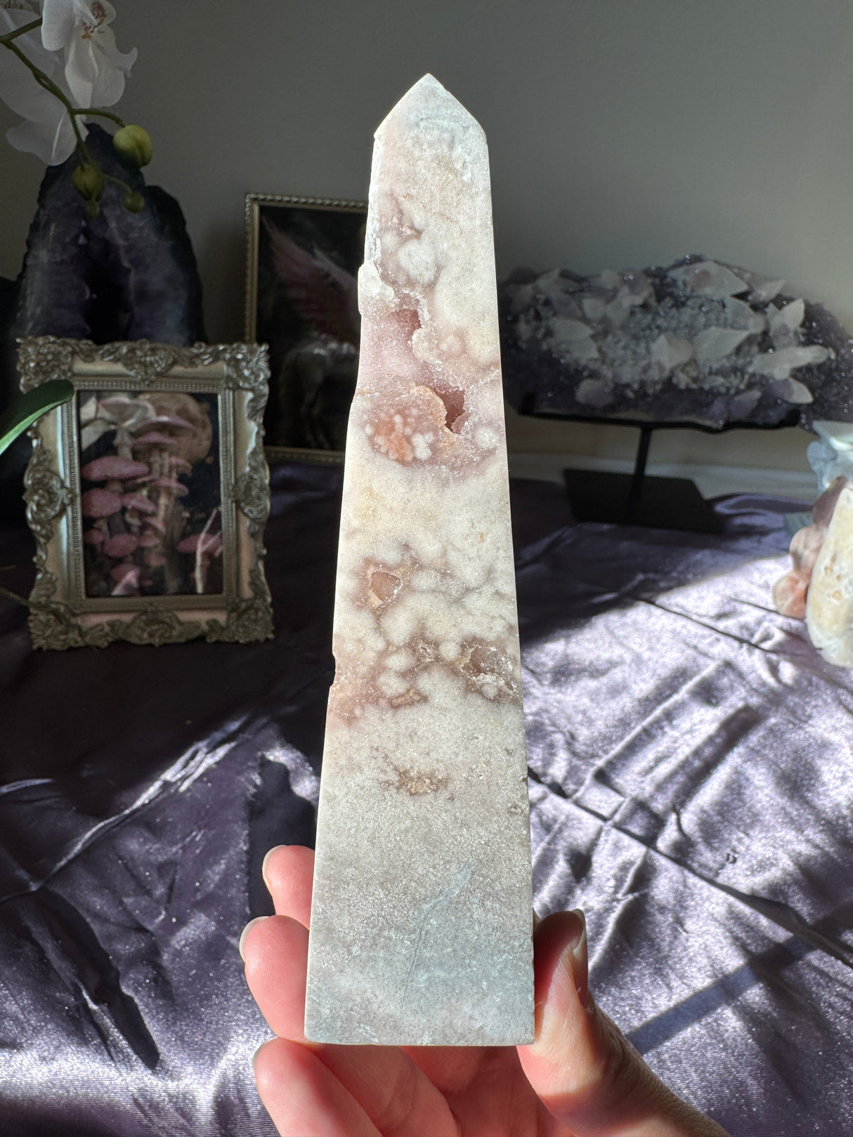 Pink Amethyst Obelisk