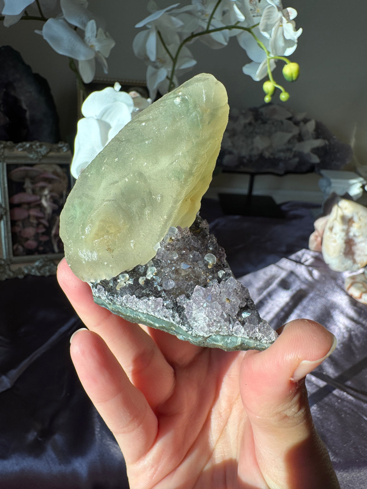 Amethyst Calcite Free Form