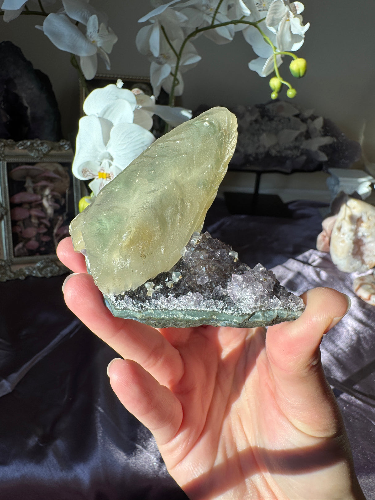 Amethyst Calcite Free Form