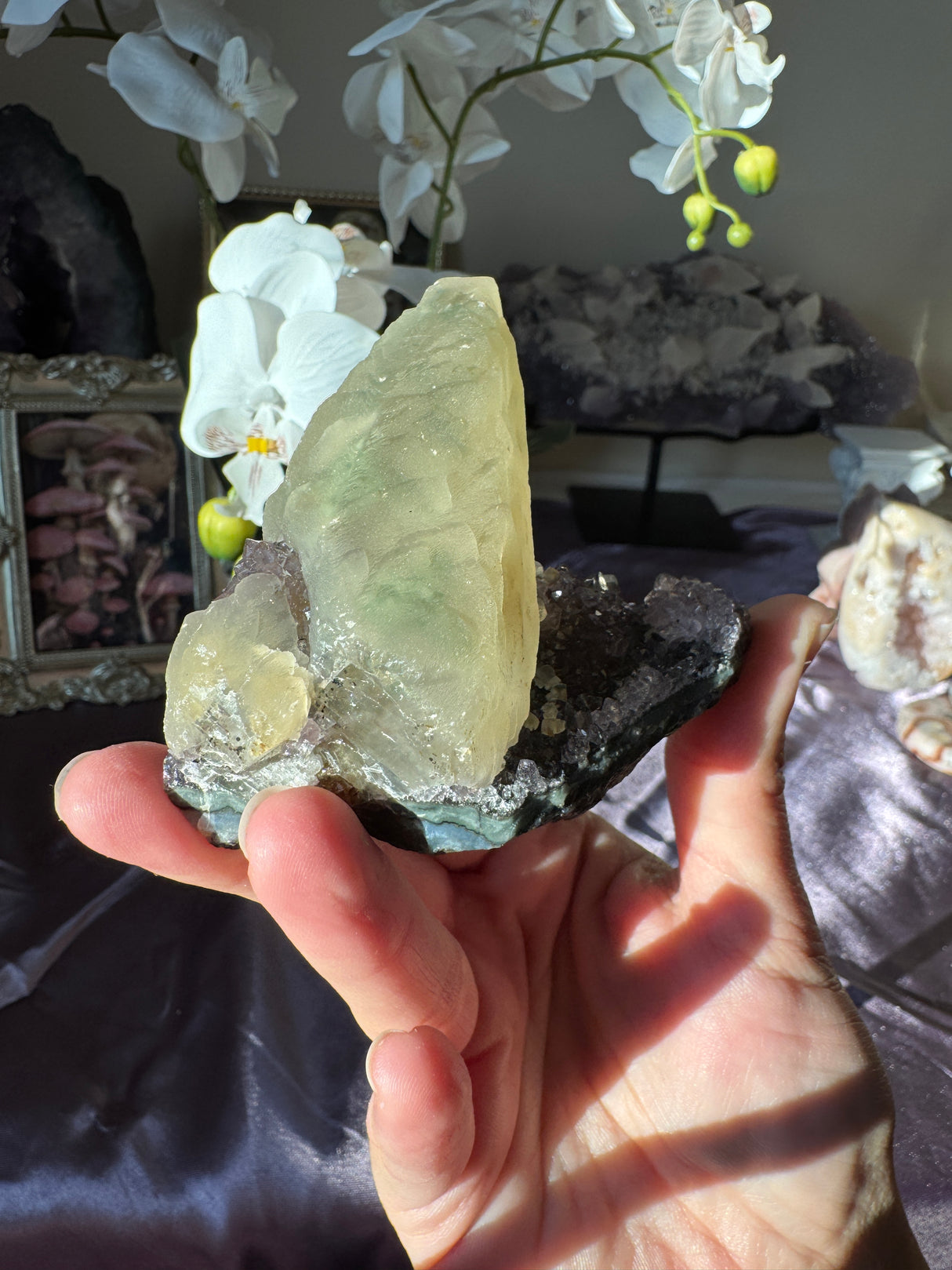 Amethyst Calcite Free Form