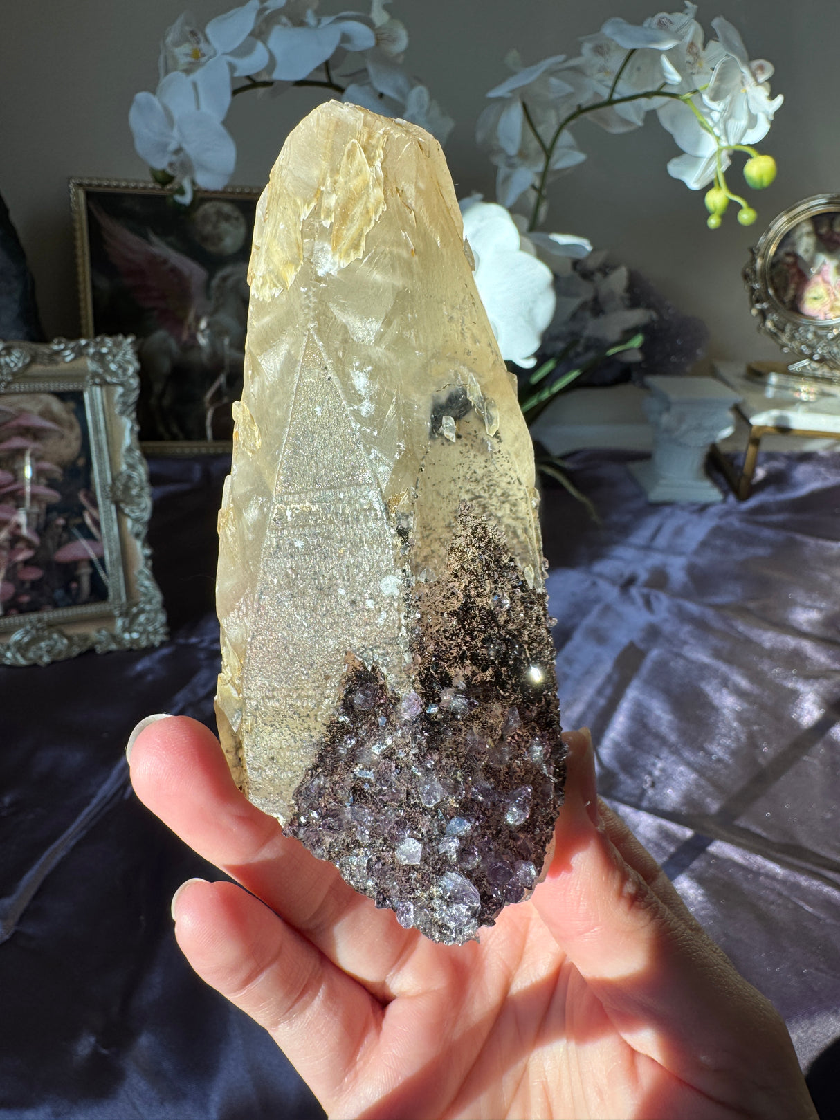 Amethyst Calcite Free Form