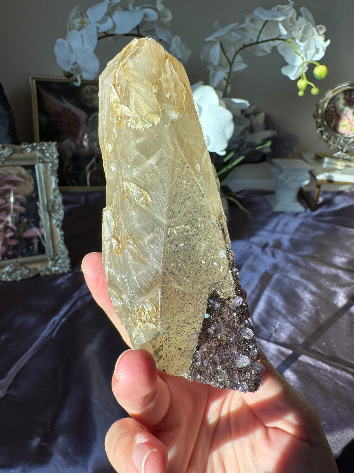 Amethyst Calcite Free Form