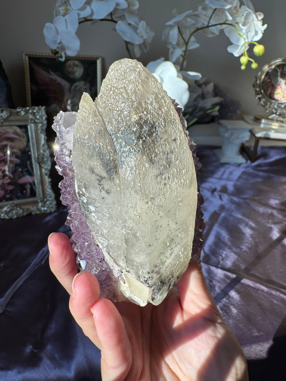 Amethyst Calcite Free Form