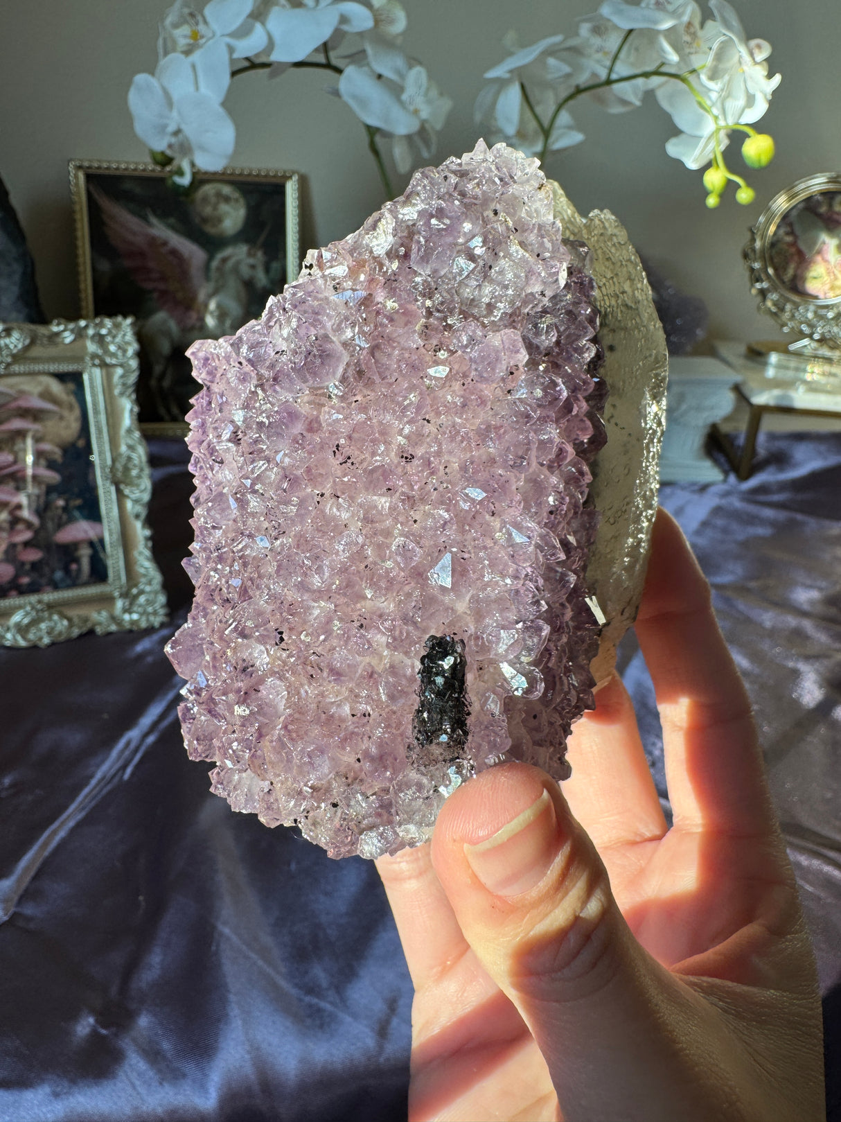 Amethyst Calcite Free Form