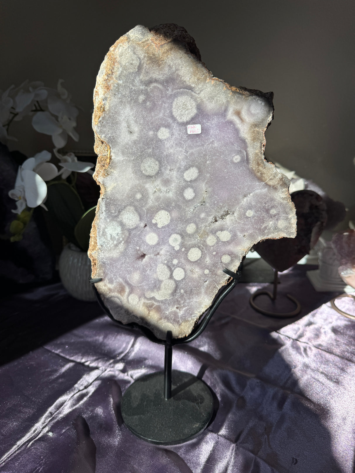 Large Lavender Pink Amethyst Slab