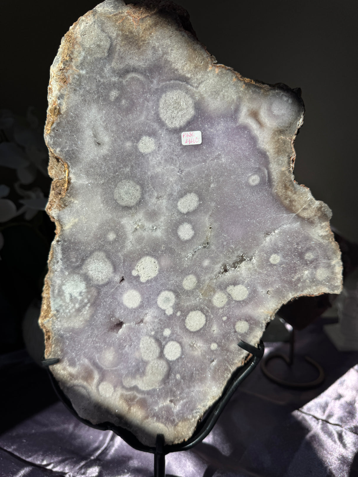 Large Lavender Pink Amethyst Slab