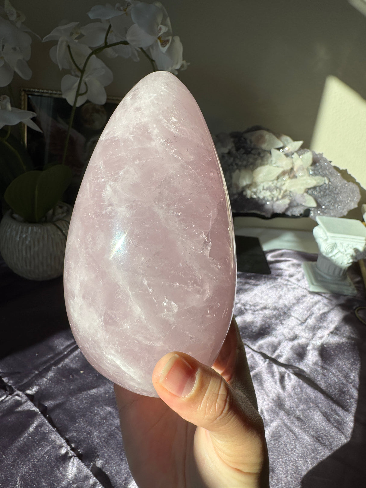 Lavender Rose Quartz Free Form