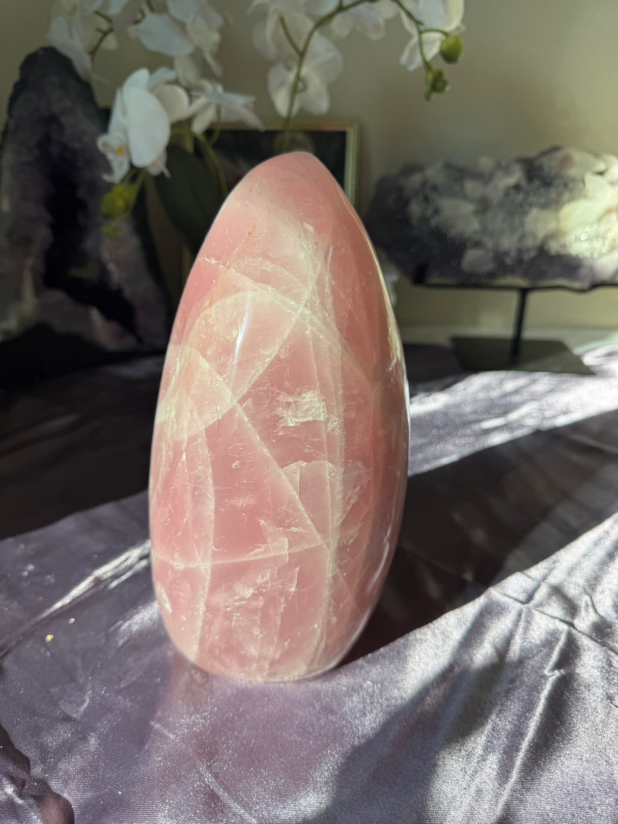 XL Juicy Rose Quartz Free Form