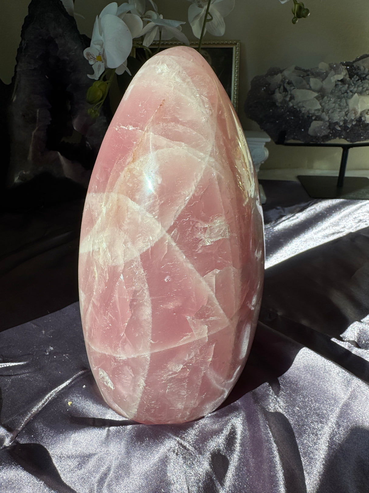 XL Juicy Rose Quartz Free Form