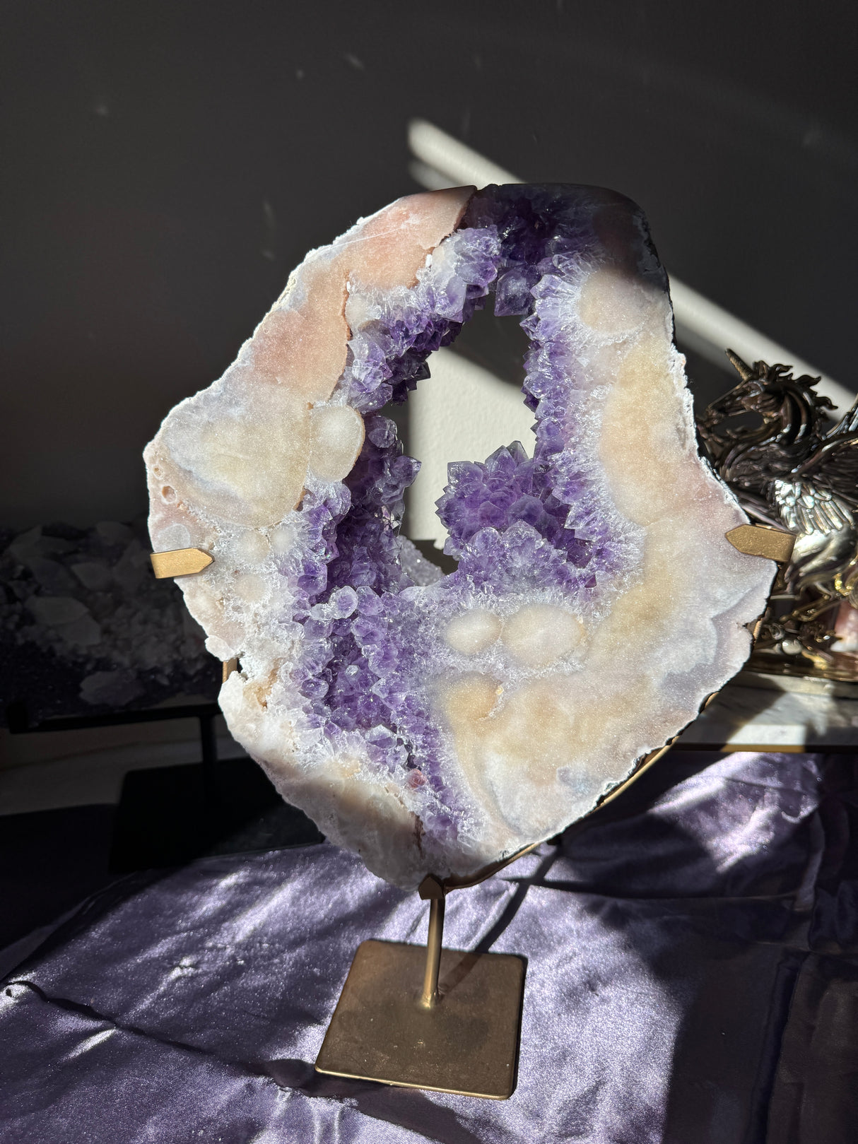 HQ Pink Amethyst Slab