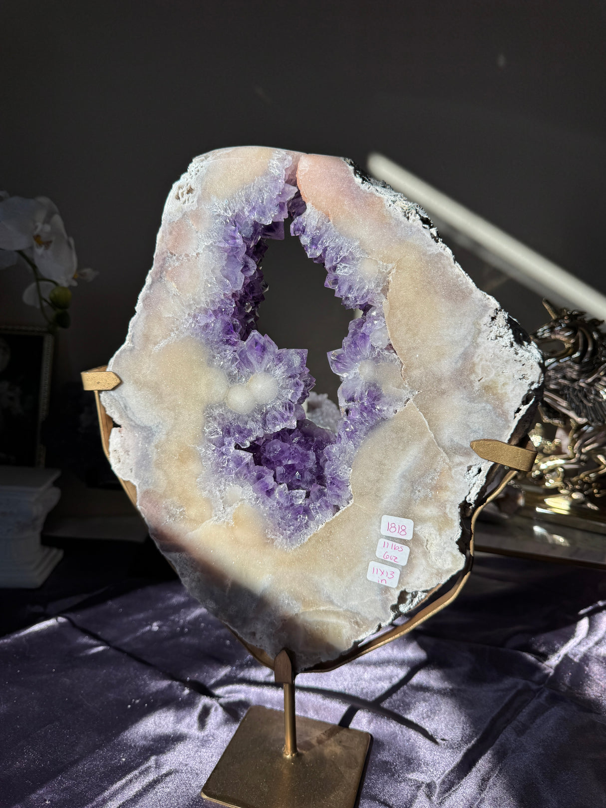 HQ Pink Amethyst Slab