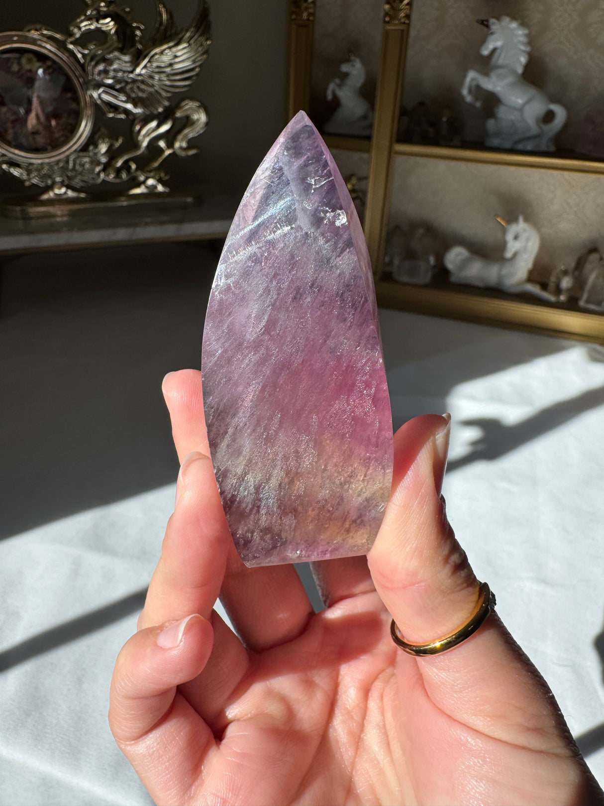 Rainbow Fluorite Flame