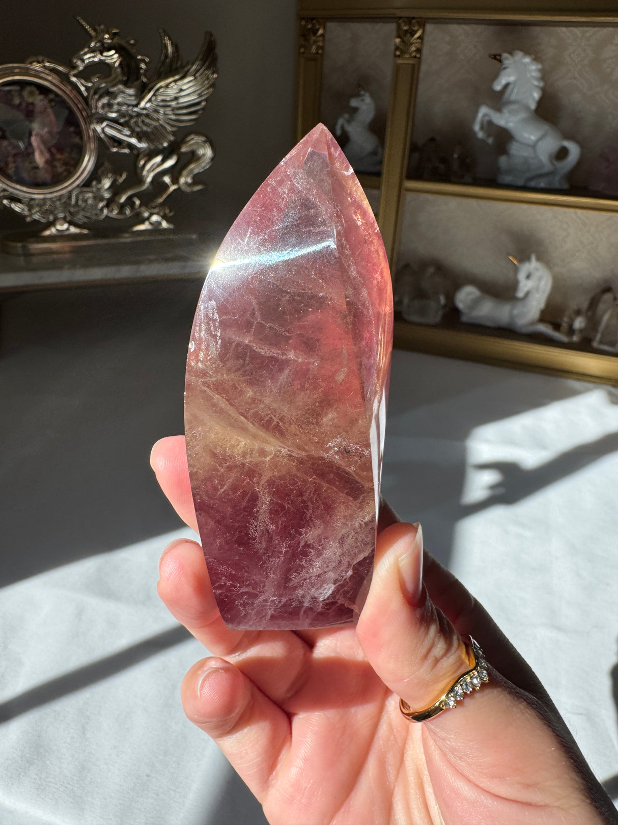 Rainbow Fluorite Flame