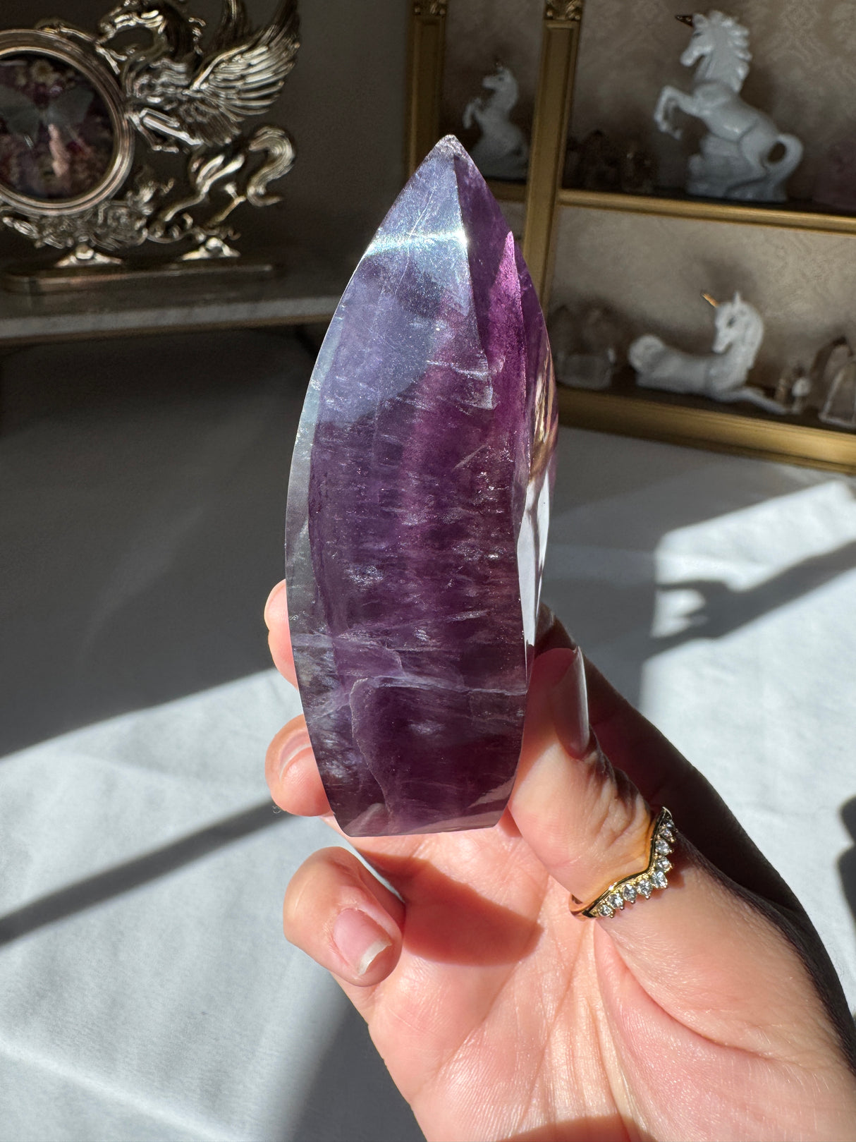Rainbow Fluorite Flame