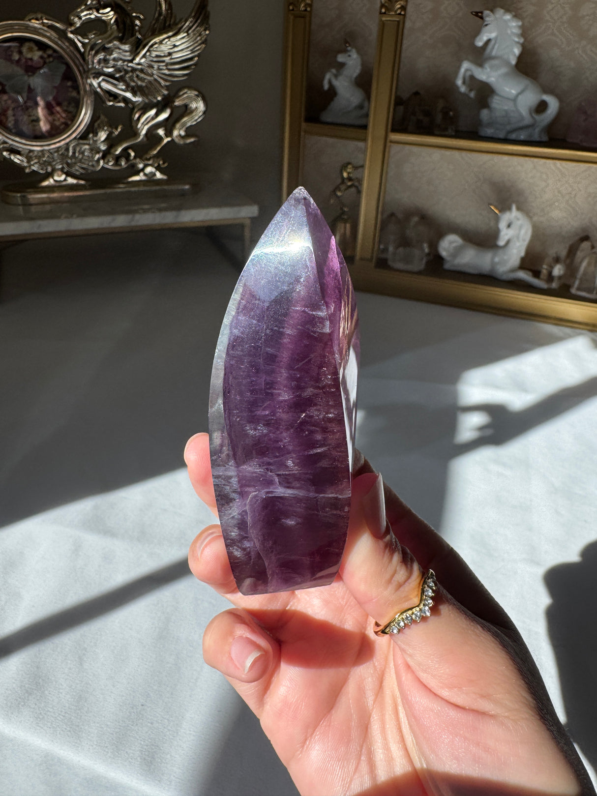 Rainbow Fluorite Flame