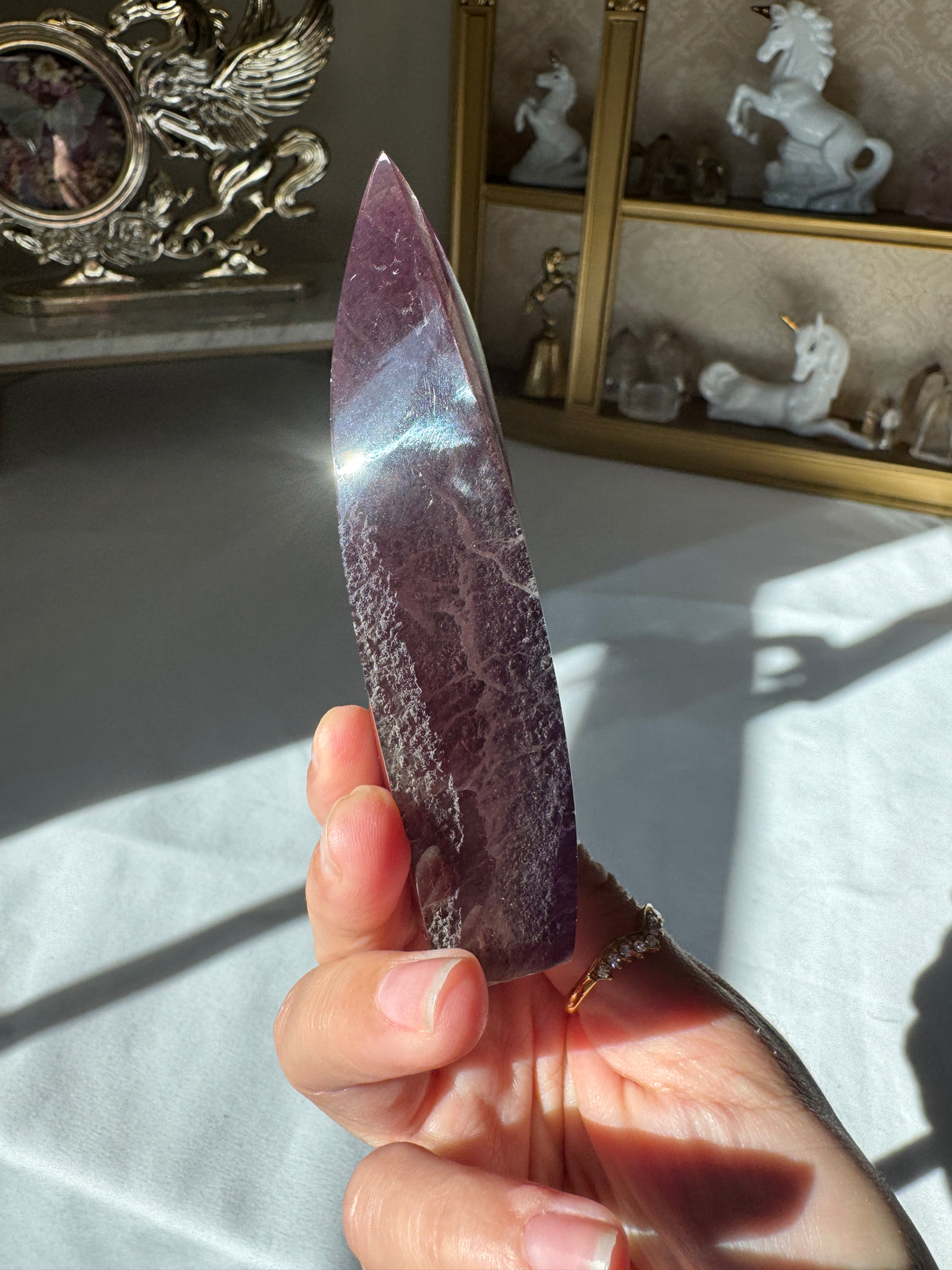 Rainbow Fluorite Flame