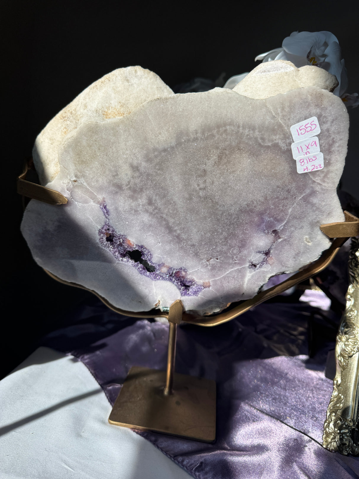 Vibrant Large Pink Amethyst Slab