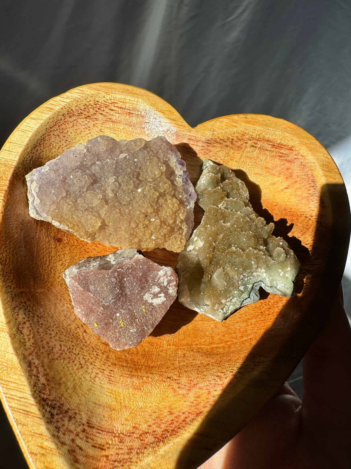 Raw Rainbow Amethyst Set (Bowl not included)