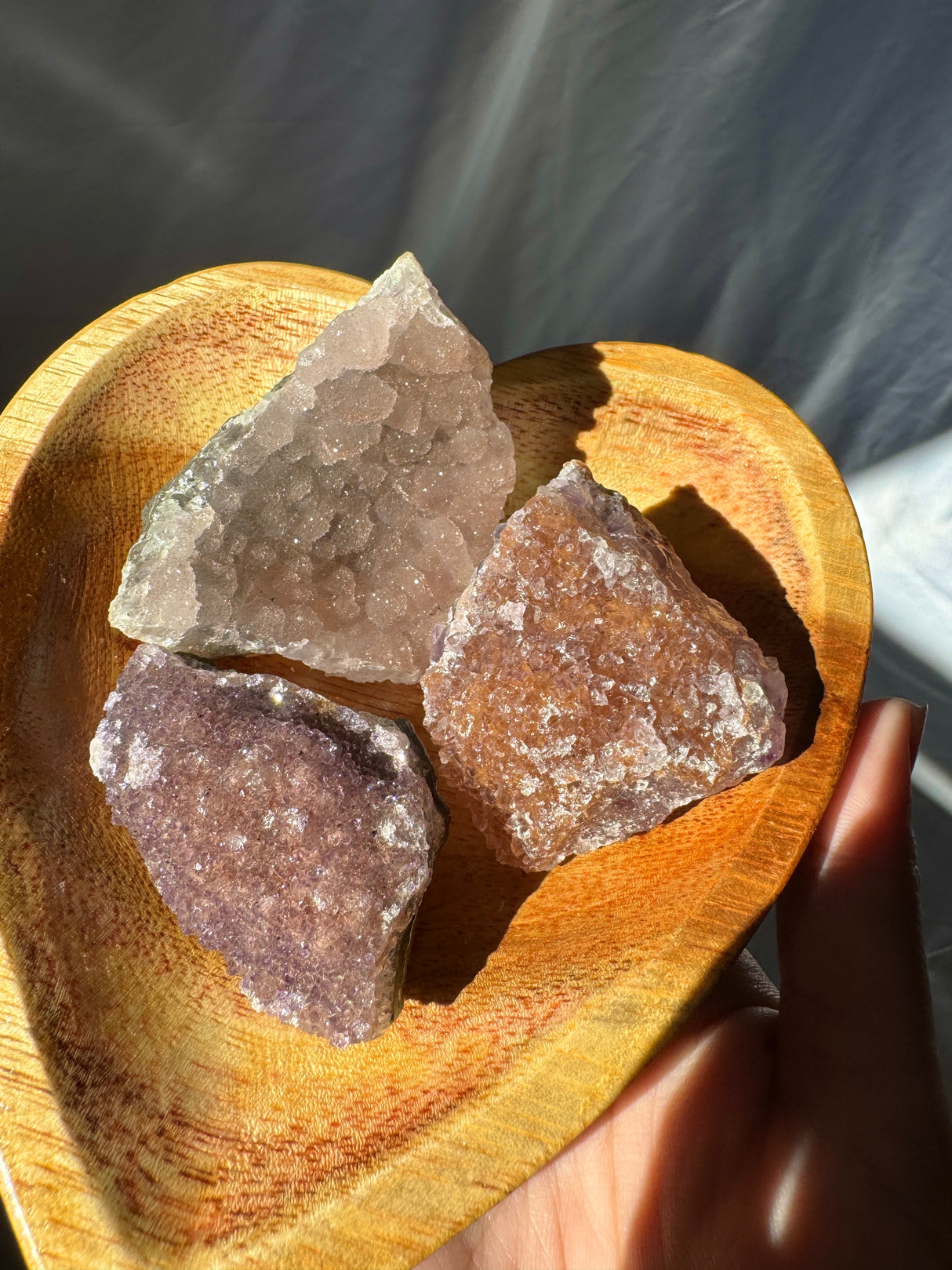 Raw Rainbow Amethyst Set (Bowl not included)
