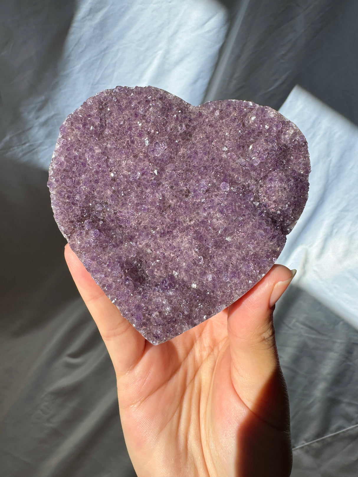 Uruguayan Amethyst Heart