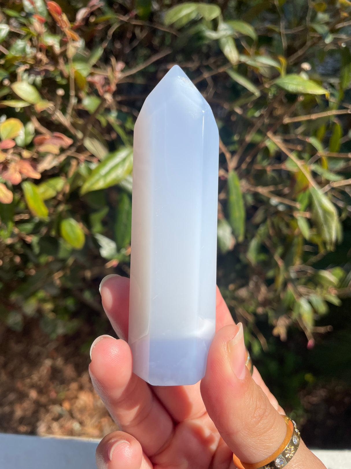 Blue Chalcedony Tower