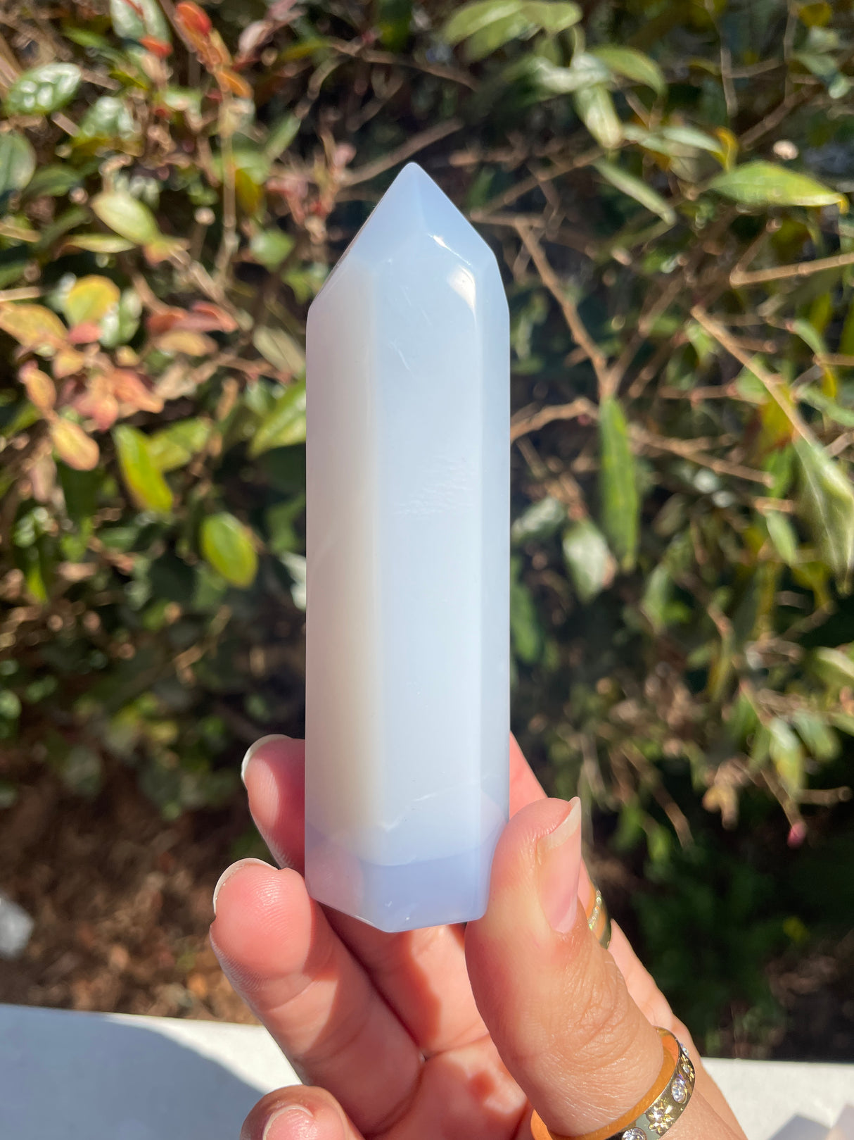 Blue Chalcedony Tower