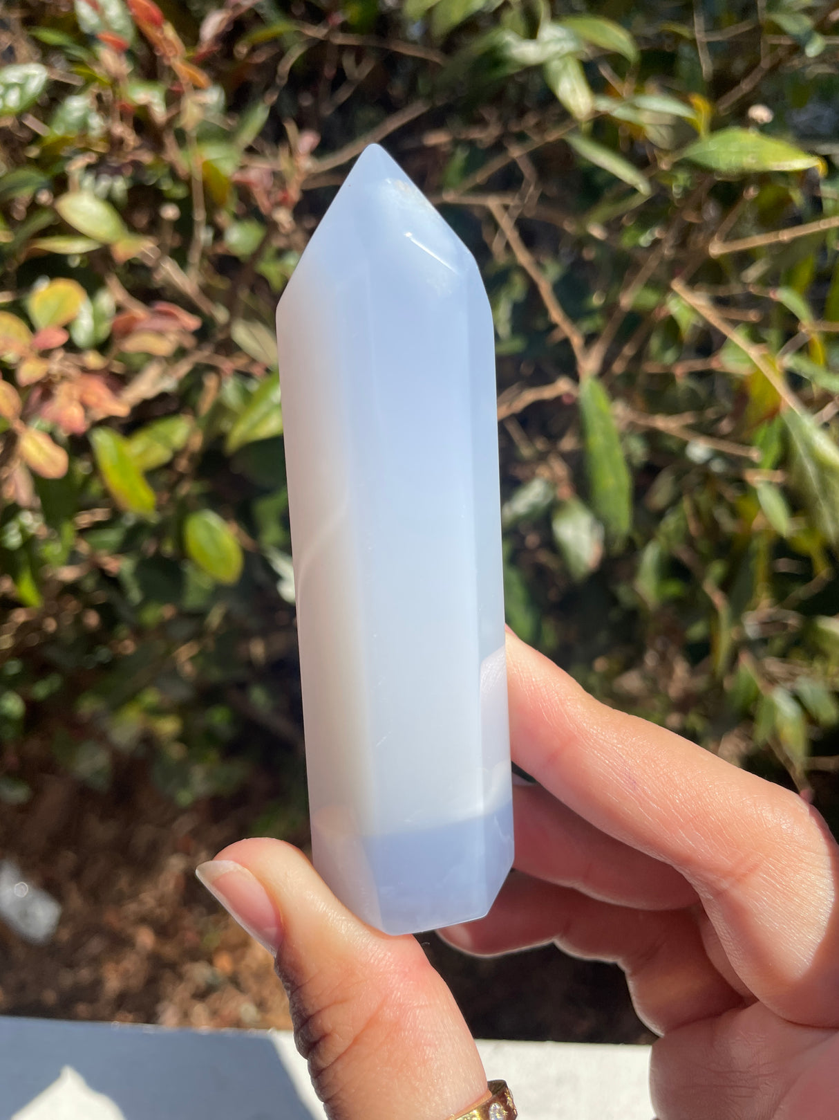 Blue Chalcedony Tower