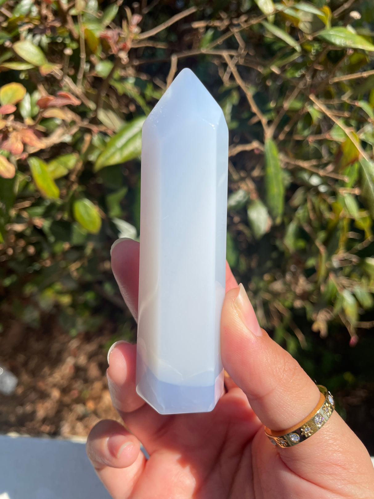 Blue Chalcedony Tower