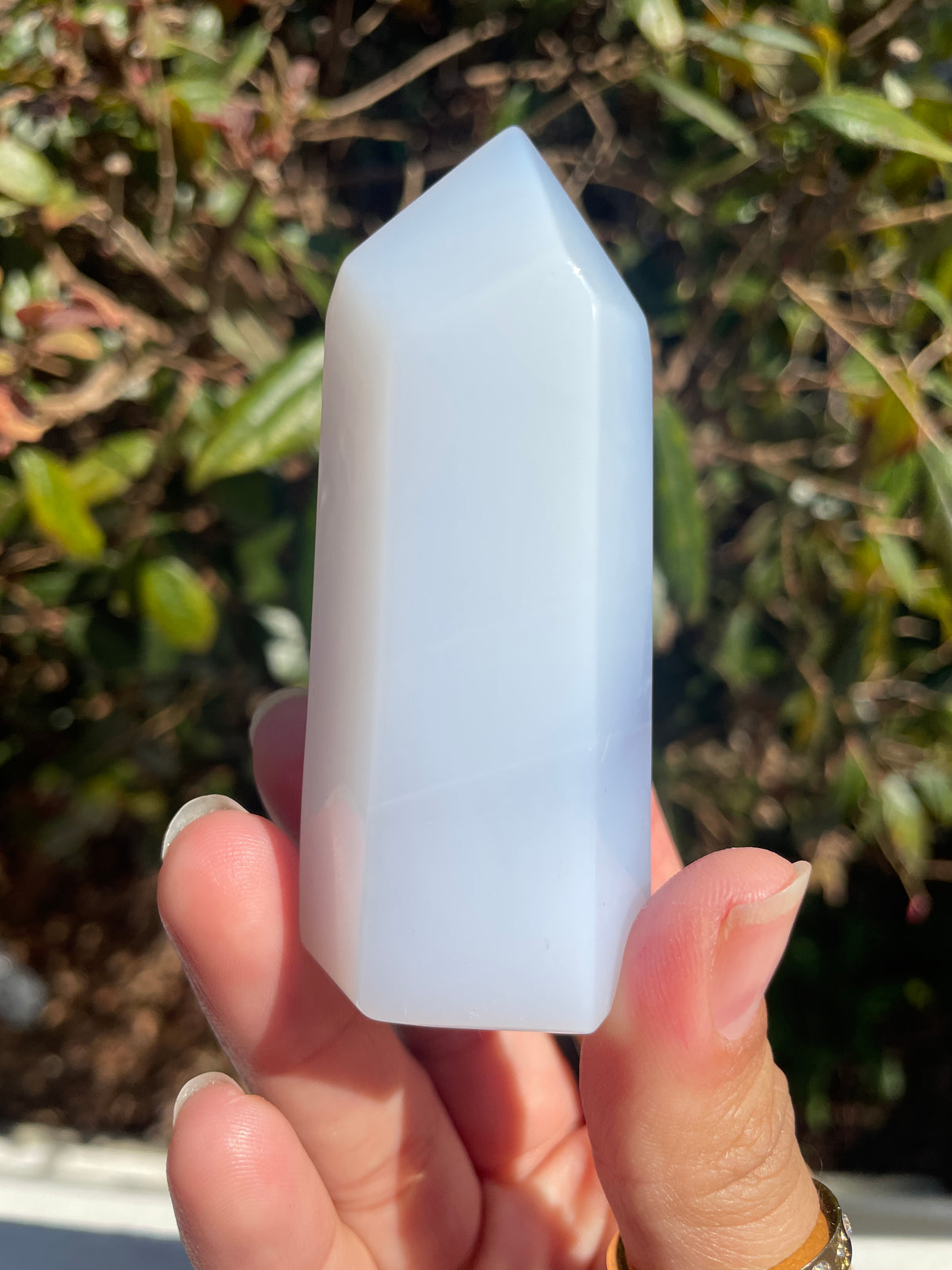 Blue Chalcedony Tower