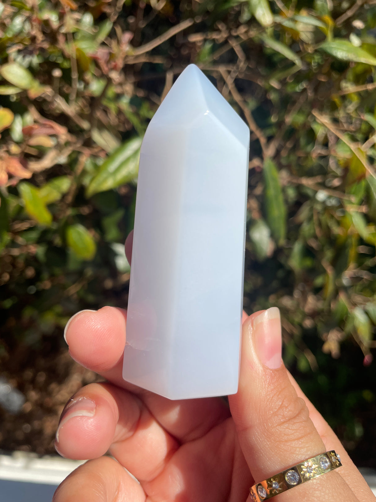 Blue Chalcedony Tower