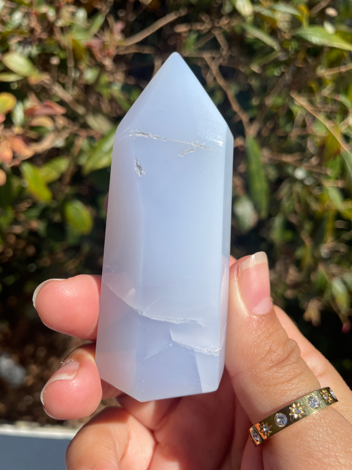 Blue Chalcedony Tower
