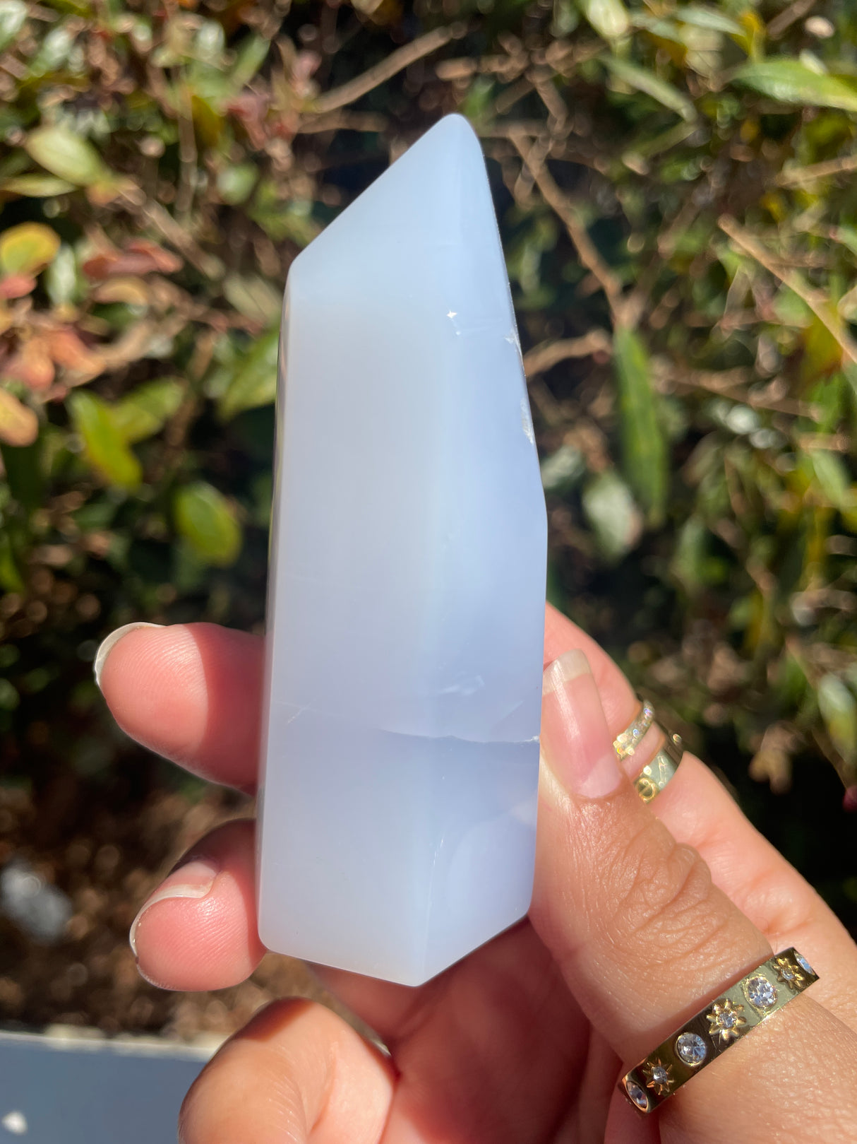 Blue Chalcedony Tower