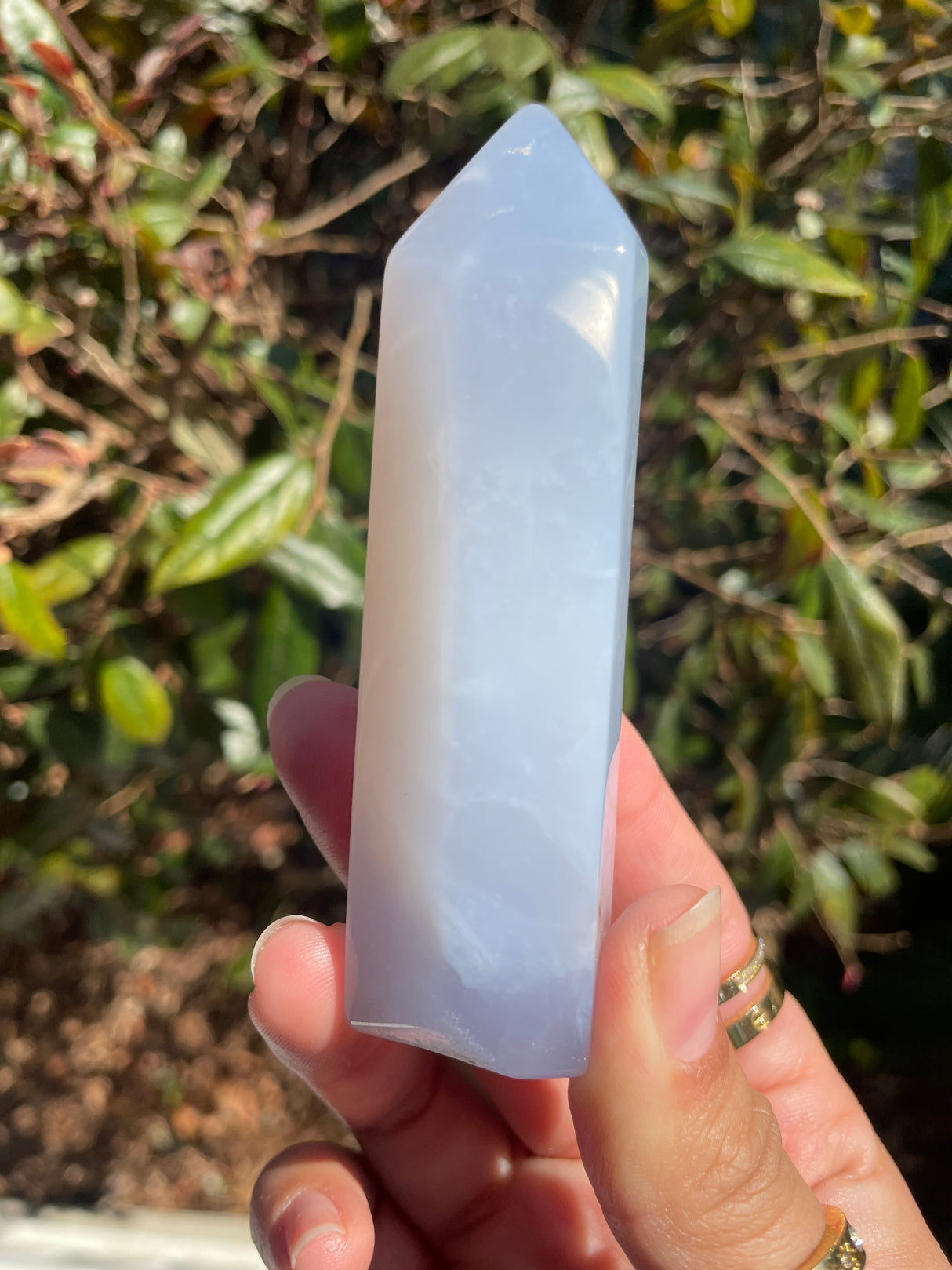 Blue Chalcedony Tower