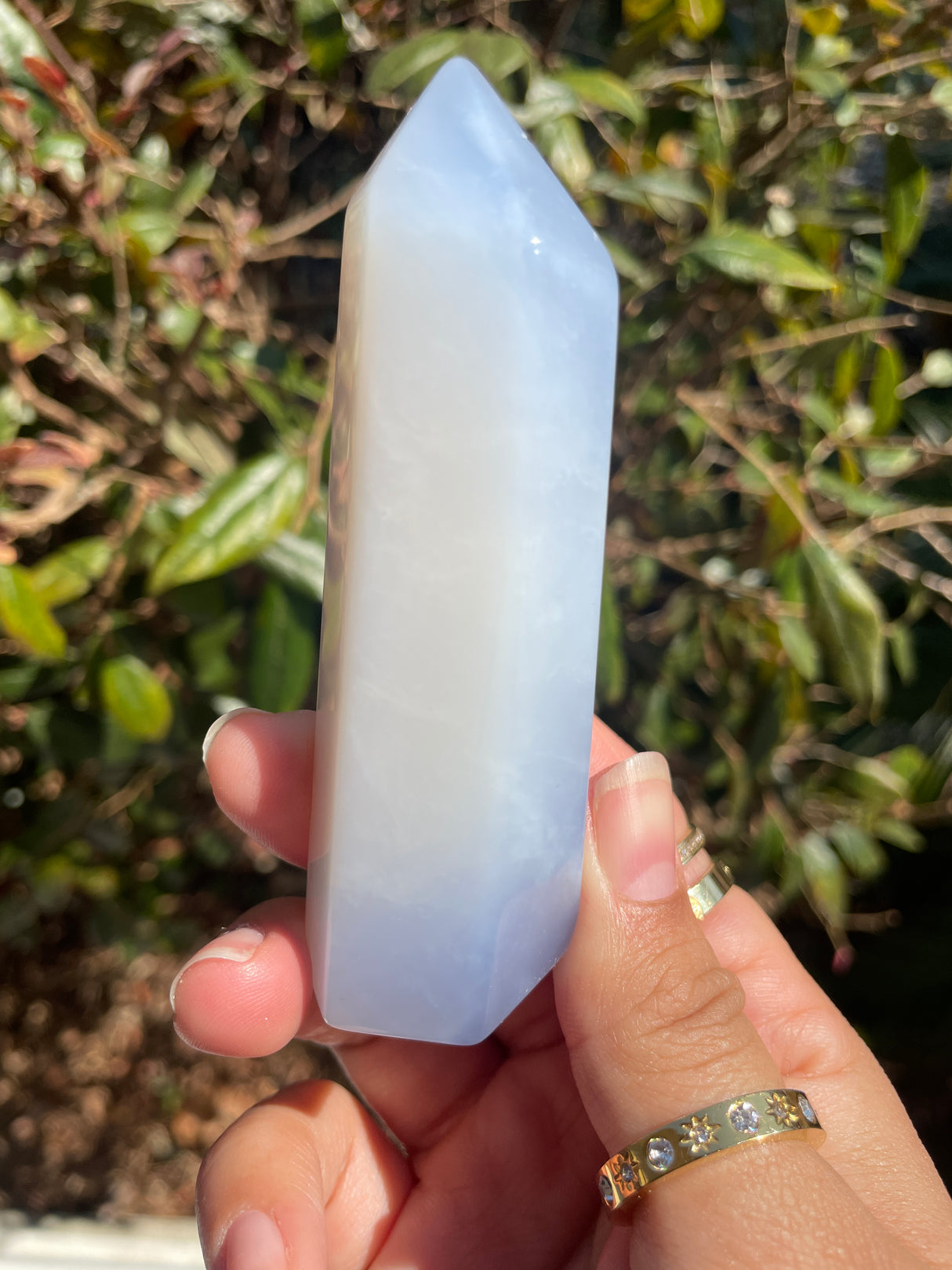 Blue Chalcedony Tower