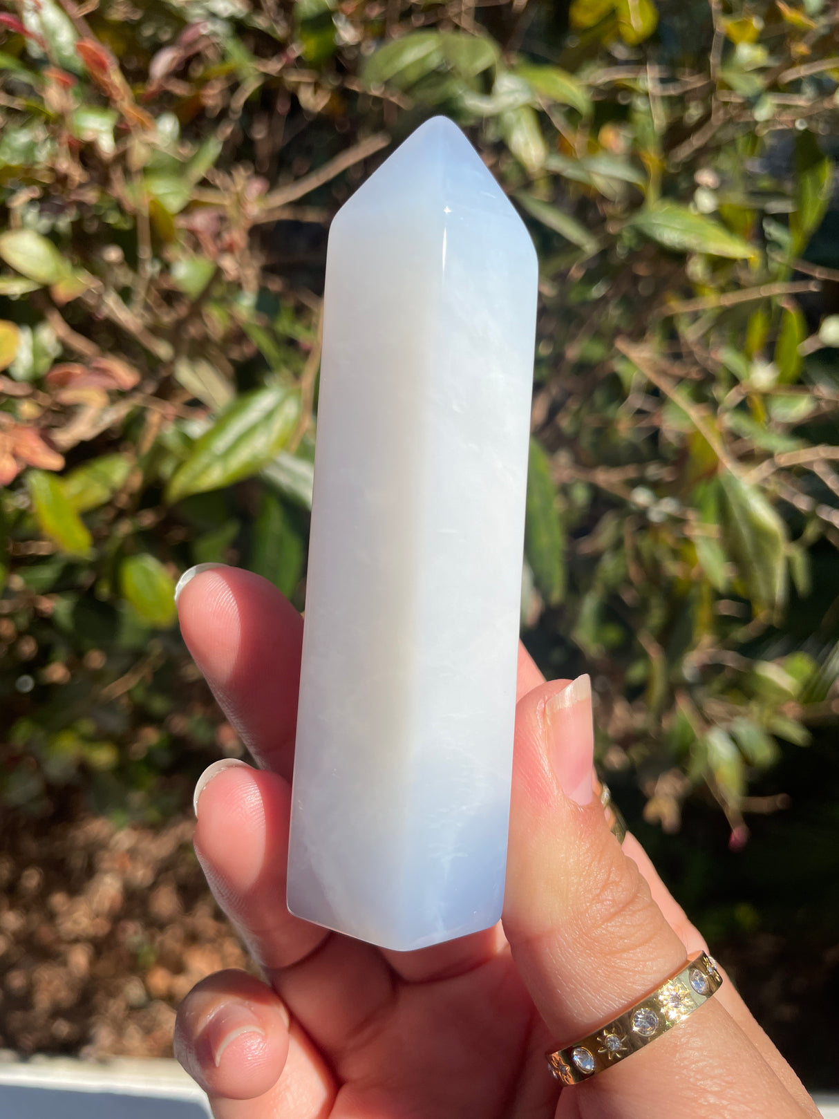 Blue Chalcedony Tower