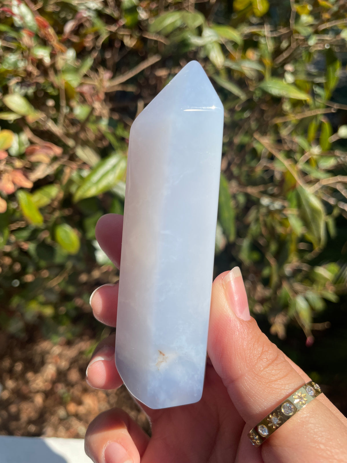 Blue Chalcedony Tower