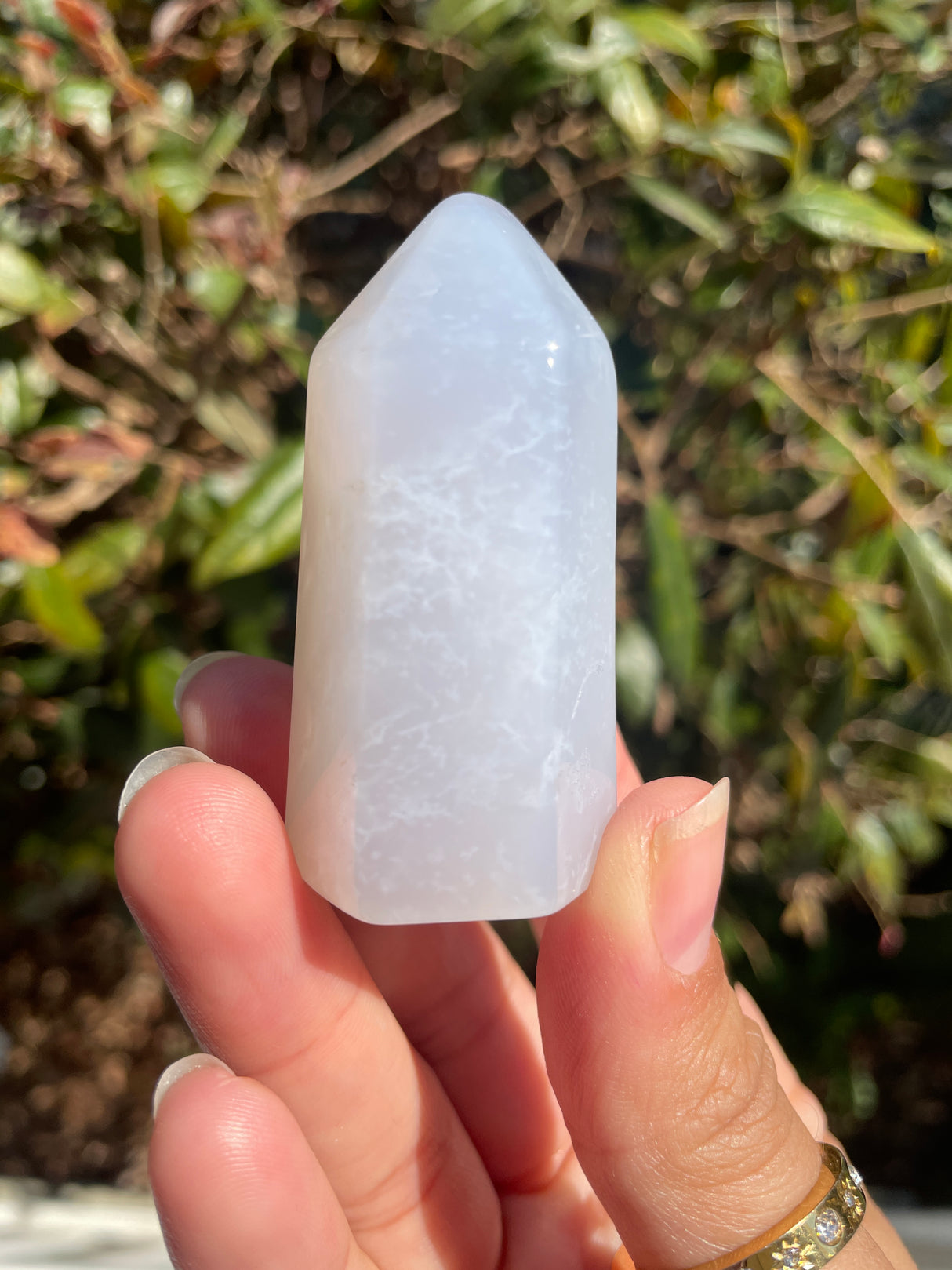 Blue Chalcedony Tower