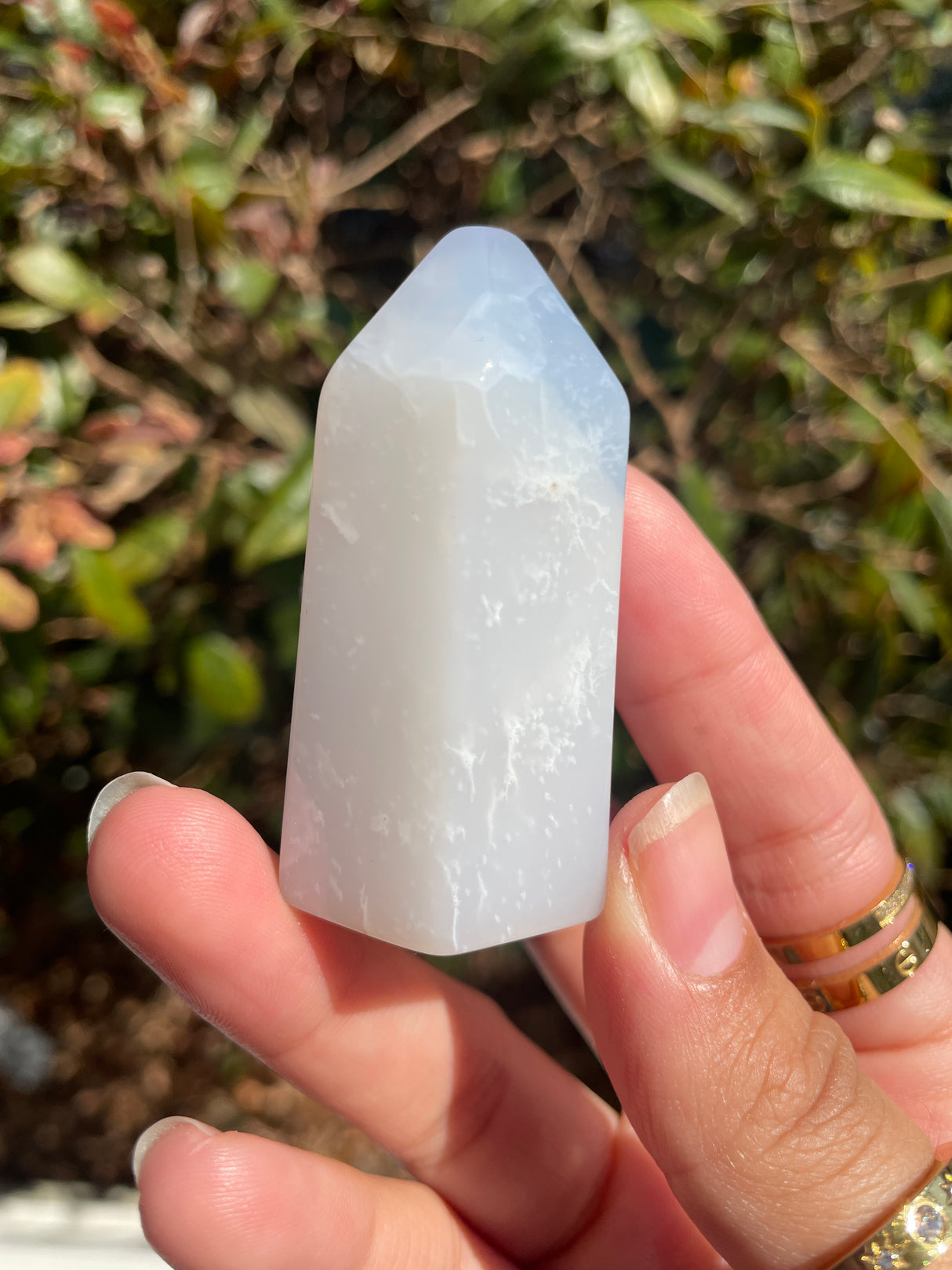 Blue Chalcedony Tower