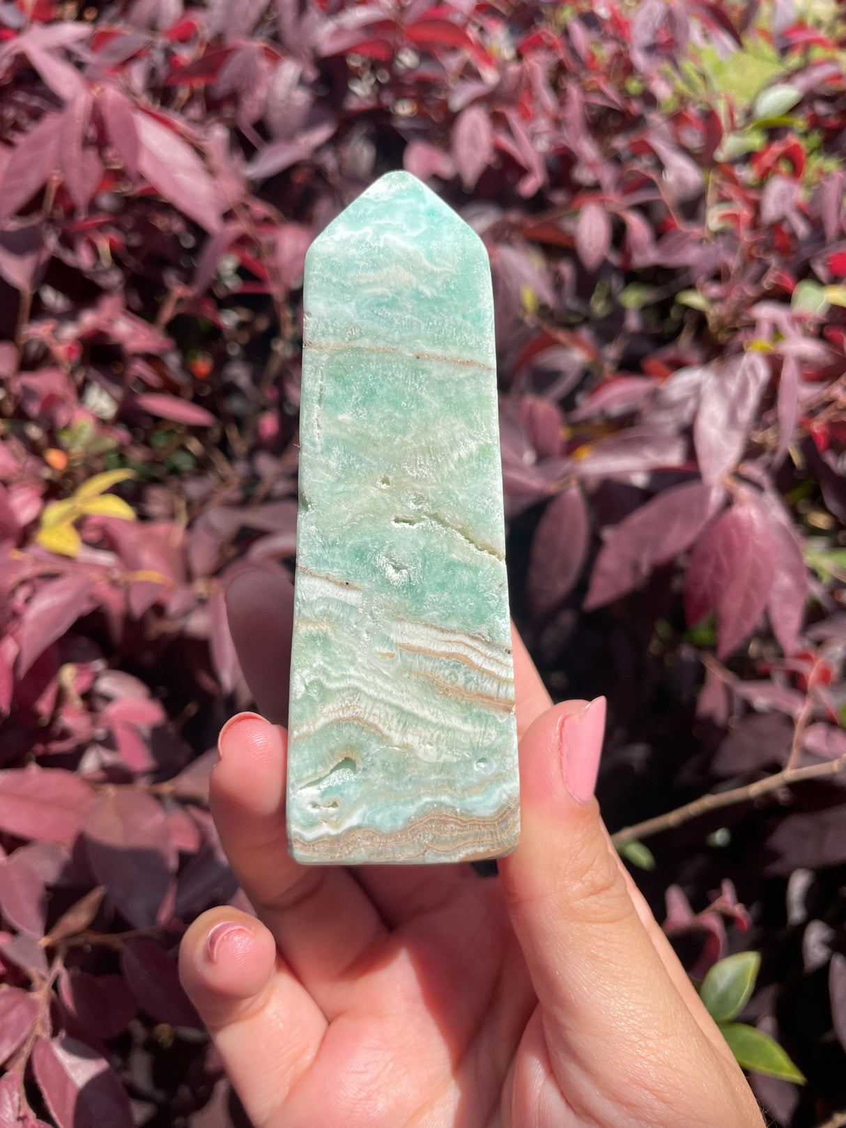 Caribbean Calcite Obelisk
