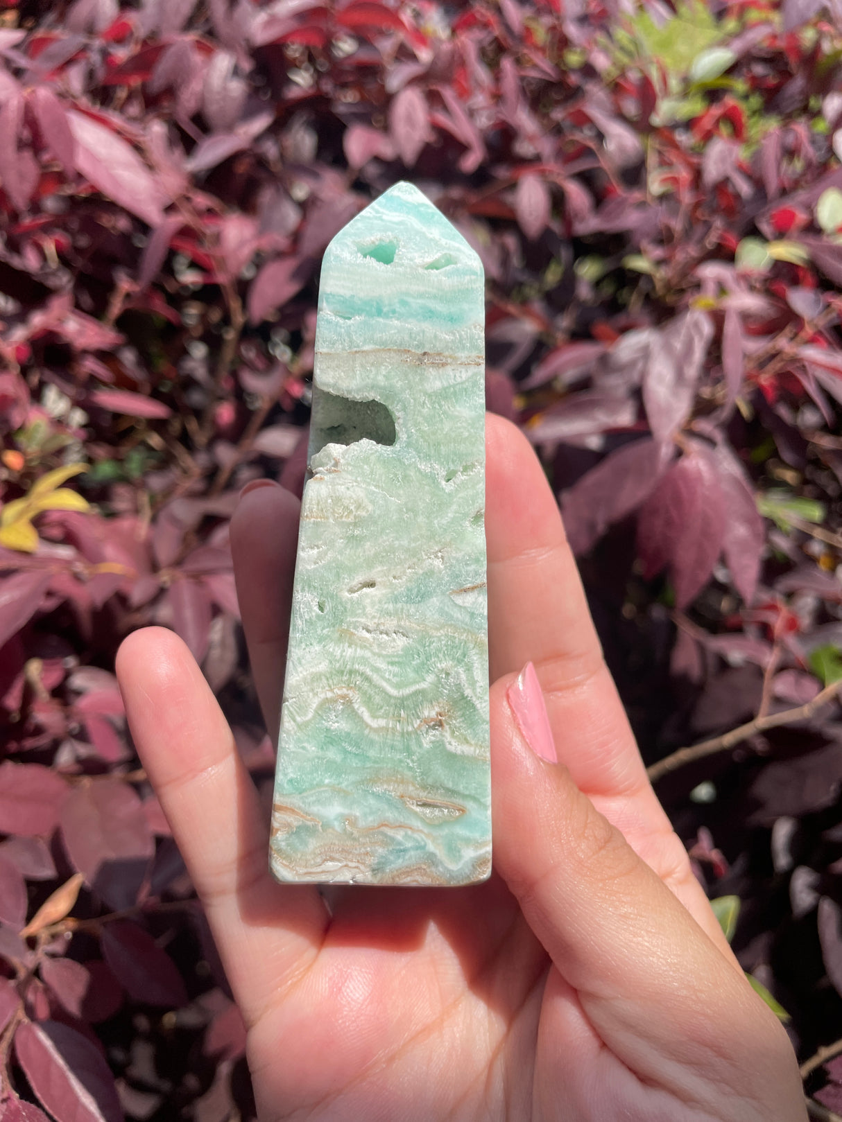 Caribbean Calcite Obelisk